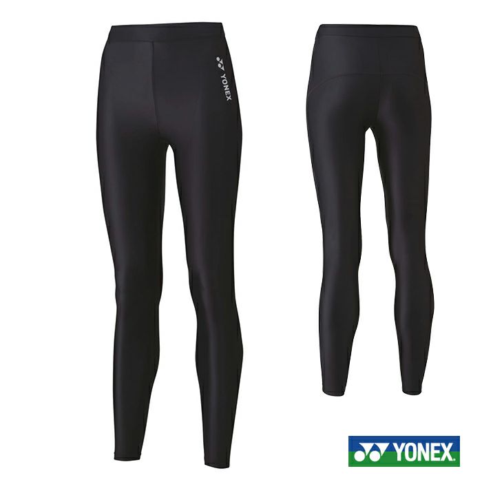 YONEX ユニロングスパッツスリムフィット ブラック ユニLサイズ YONEX 《送料無料》2025年1月下旬発売 YONEX ユニセックス